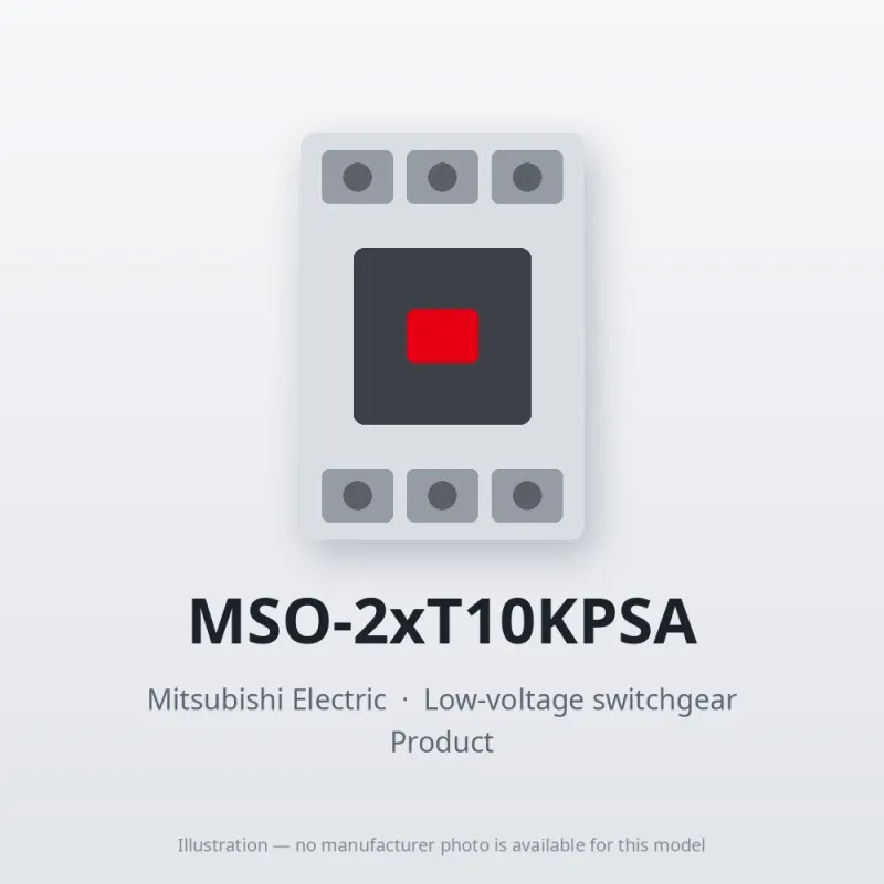 MSO-2xT10KPSA Mitsubishi Low-voltage switchgear Magnetic Starter