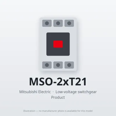 MSO-2xT21 Mitsubishi Low-voltage switchgear Magnetic Starter