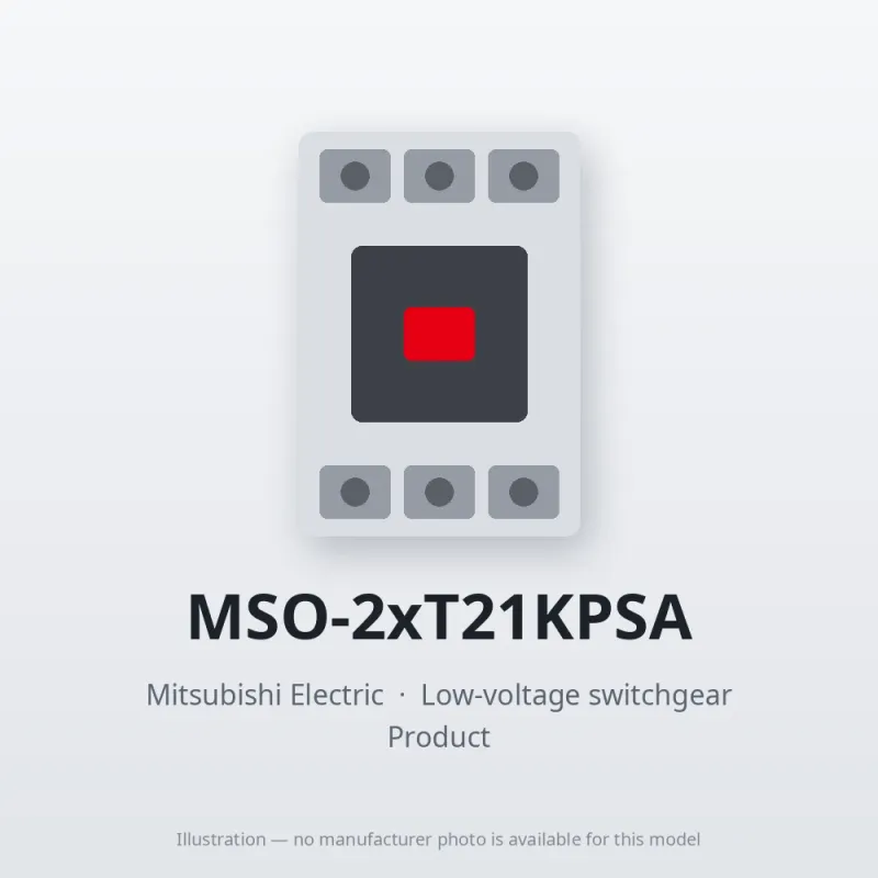MSO-2xT21KPSA Mitsubishi Low-voltage switchgear Magnetic Starter