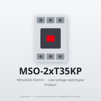 MSO-2xT35KP Mitsubishi Low-voltage switchgear Magnetic Starter