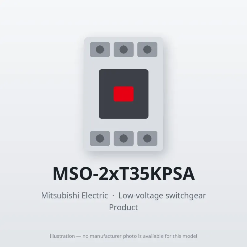 MSO-2xT35KPSA Mitsubishi Low-voltage switchgear Magnetic Starter