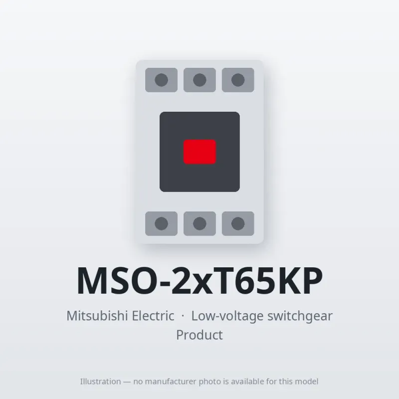 MSO-2xT65KP Mitsubishi Low-voltage switchgear Magnetic Starter