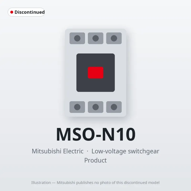 MSO-N10 Mitsubishi Low-voltage switchgear Magnetic Starter