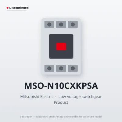 MSO-N10CXKPSA Mitsubishi Low-voltage switchgear Magnetic Starter
