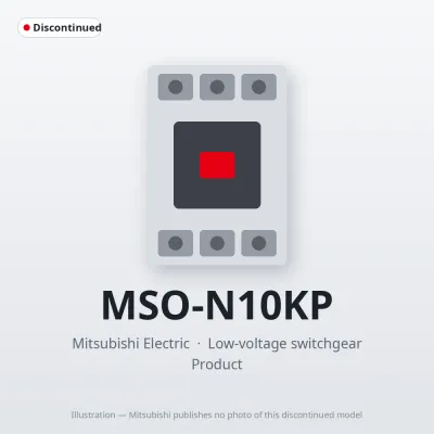MSO-N10KP Mitsubishi Low-voltage switchgear Magnetic Starter