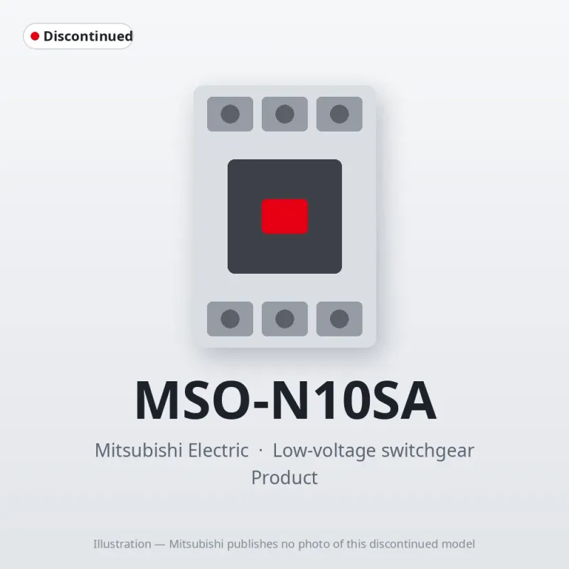 MSO-N10SA Mitsubishi Low-voltage switchgear Magnetic Starter