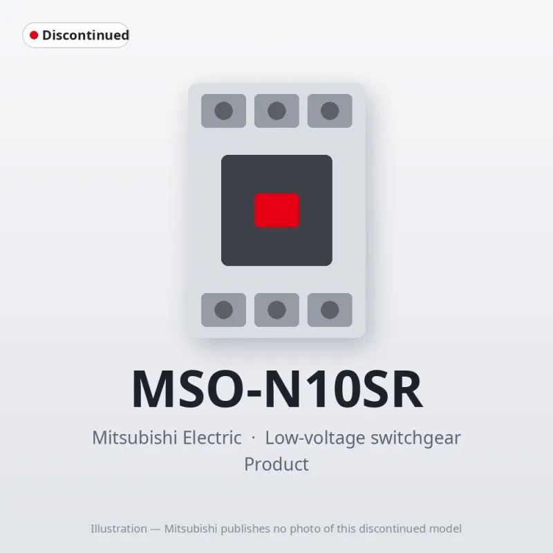 MSO-N10SR Mitsubishi Low-voltage switchgear Magnetic Starter