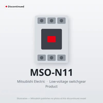 MSO-N11 Mitsubishi Low-voltage switchgear Magnetic Starter
