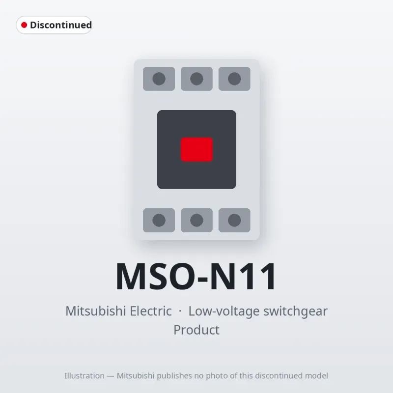 MSO-N11 Mitsubishi Low-voltage switchgear Magnetic Starter