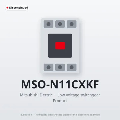 MSO-N11CXKF Mitsubishi Low-voltage switchgear Magnetic Starter