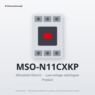 MSO-N11CXKP Mitsubishi Low-voltage switchgear Magnetic Starter