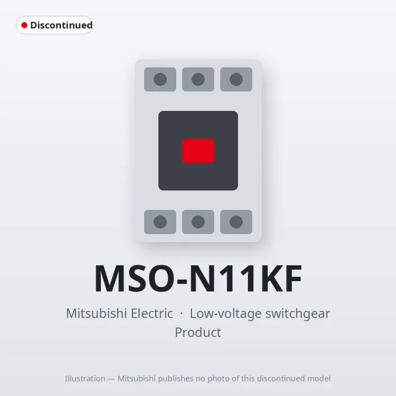 MSO-N11KF Mitsubishi Low-voltage switchgear Magnetic Starter