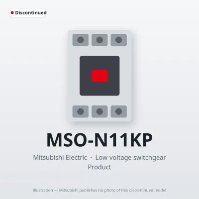 MSO-N11KP Mitsubishi Low-voltage switchgear Magnetic Starter