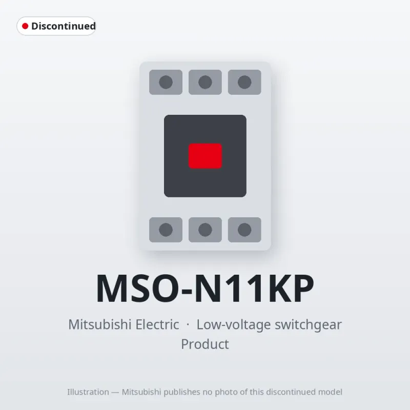 MSO-N11KP Mitsubishi Low-voltage switchgear Magnetic Starter