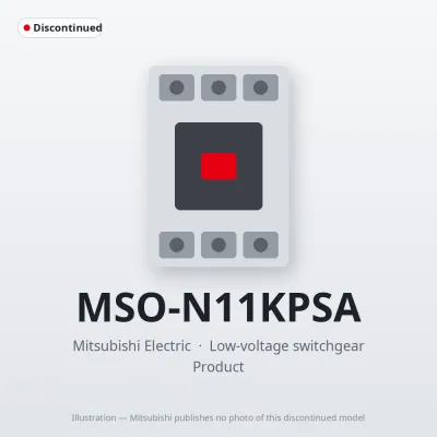 MSO-N11KPSA Mitsubishi Low-voltage switchgear Magnetic Starter