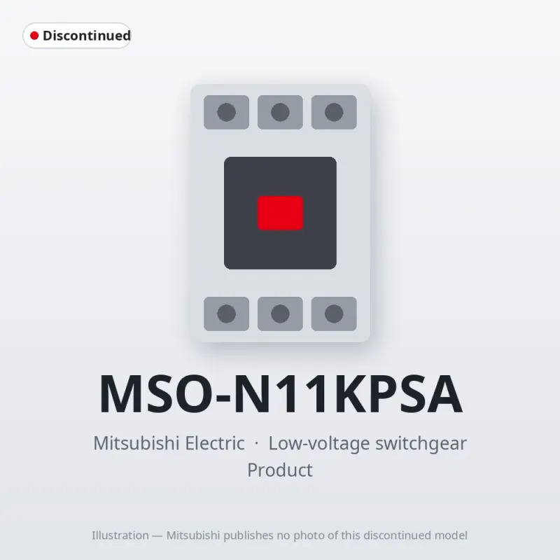 MSO-N11KPSA Mitsubishi Low-voltage switchgear Magnetic Starter