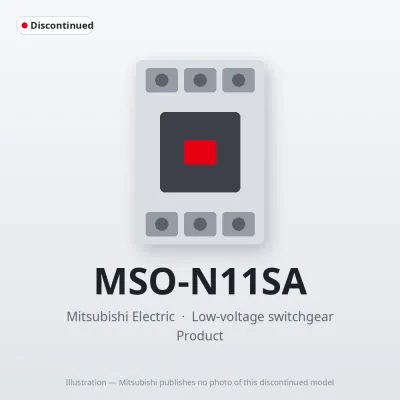 MSO-N11SA Mitsubishi Low-voltage switchgear Magnetic Starter