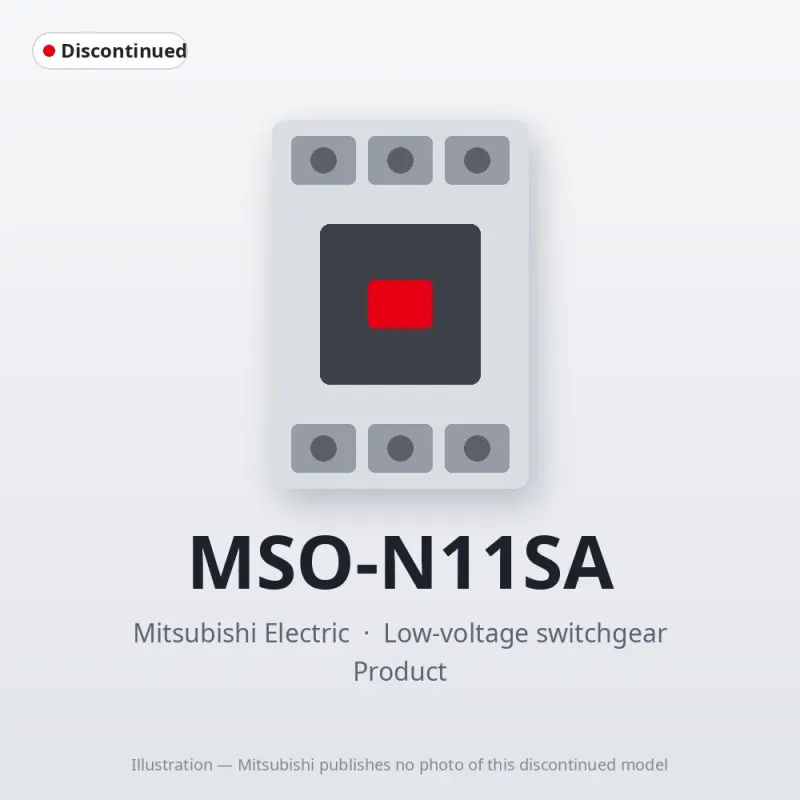 MSO-N11SA Mitsubishi Low-voltage switchgear Magnetic Starter