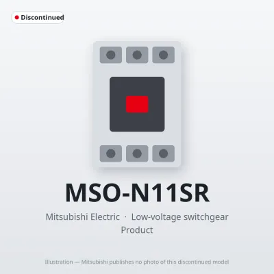 MSO-N11SR Mitsubishi Low-voltage switchgear Magnetic Starter
