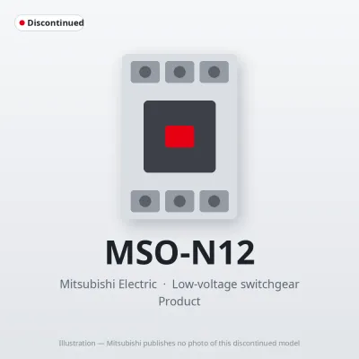 MSO-N12 Mitsubishi Low-voltage switchgear Magnetic Starter