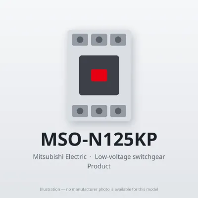 MSO-N125KP Mitsubishi Low-voltage switchgear Magnetic Starter