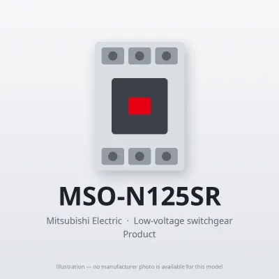 MSO-N125SR Mitsubishi Low-voltage switchgear Magnetic Starter