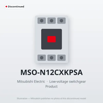 MSO-N12CXKPSA Mitsubishi Low-voltage switchgear Magnetic Starter