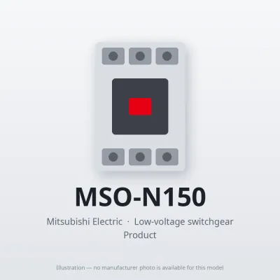 MSO-N150 Mitsubishi Low-voltage switchgear Magnetic Starter