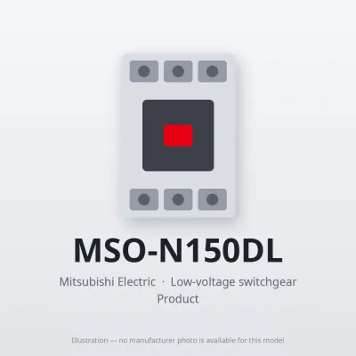 MSO-N150DL Mitsubishi Low-voltage switchgear Magnetic Starter