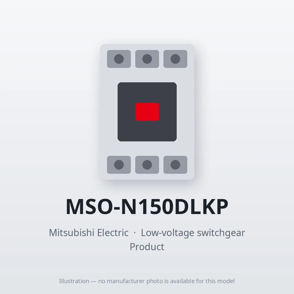MSO-N150DLKP Mitsubishi Low-voltage switchgear Magnetic Starter