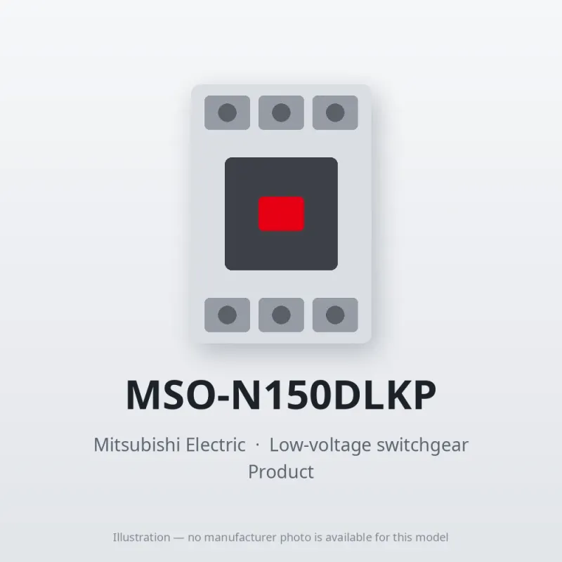MSO-N150DLKP Mitsubishi Low-voltage switchgear Magnetic Starter