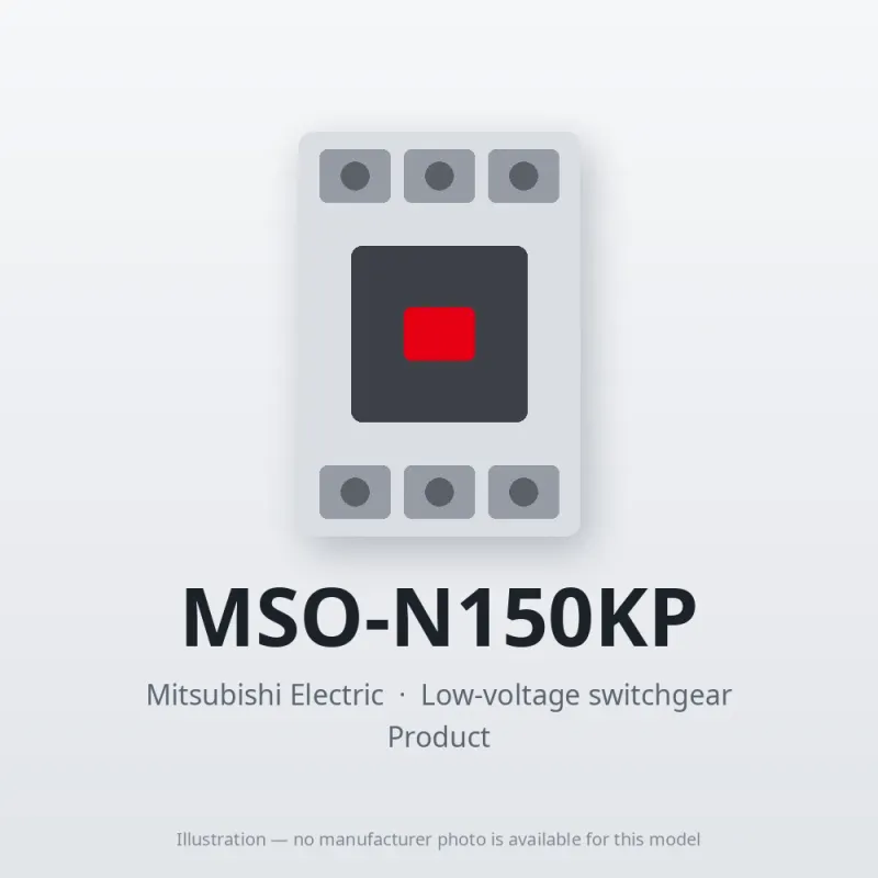 MSO-N150KP Mitsubishi Low-voltage switchgear Magnetic Starter