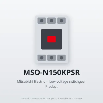 MSO-N150KPSR Mitsubishi Low-voltage switchgear Magnetic Starter