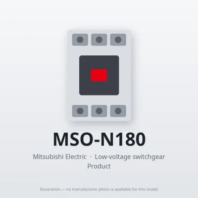 MSO-N180 Mitsubishi Low-voltage switchgear Magnetic Starter