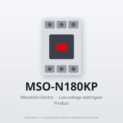 MSO-N180KP Mitsubishi Low-voltage switchgear Magnetic Starter