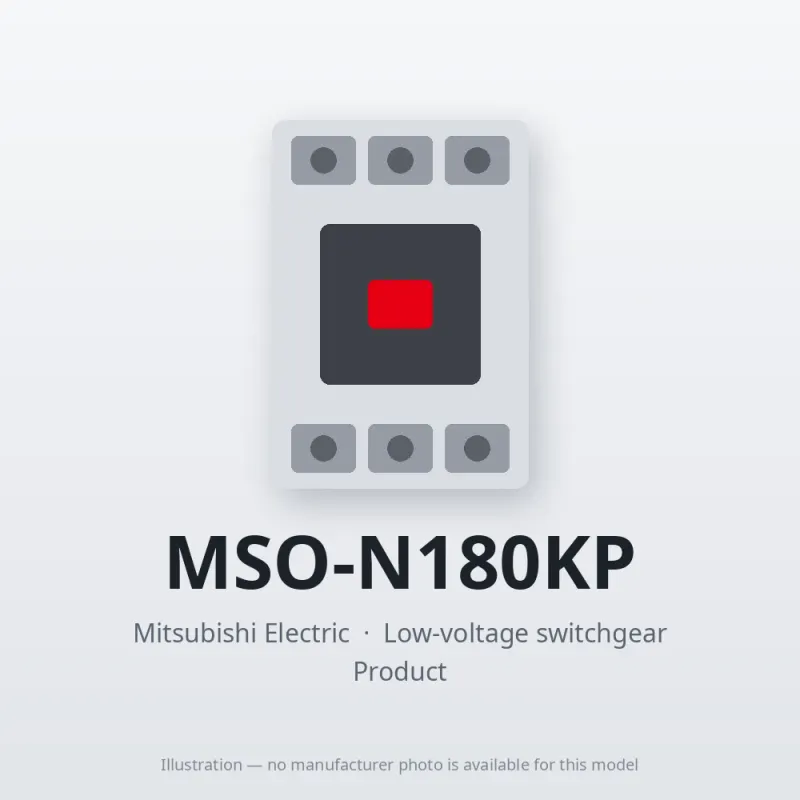 MSO-N180KP Mitsubishi Low-voltage switchgear Magnetic Starter