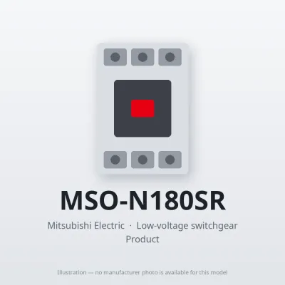 MSO-N180SR Mitsubishi Low-voltage switchgear Magnetic Starter