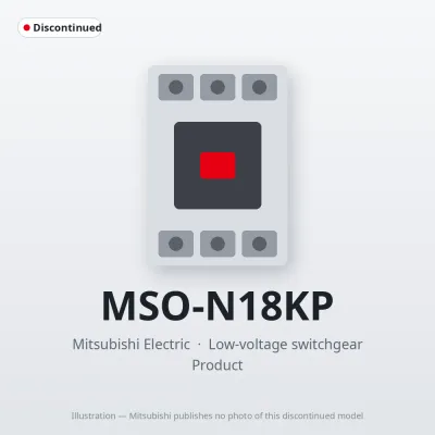 MSO-N18KP Mitsubishi Low-voltage switchgear Magnetic Starter