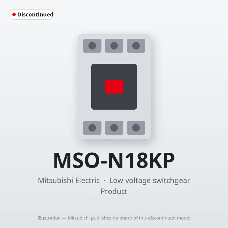 MSO-N18KP Mitsubishi Low-voltage switchgear Magnetic Starter