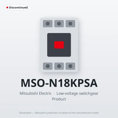 MSO-N18KPSA Mitsubishi Low-voltage switchgear Magnetic Starter