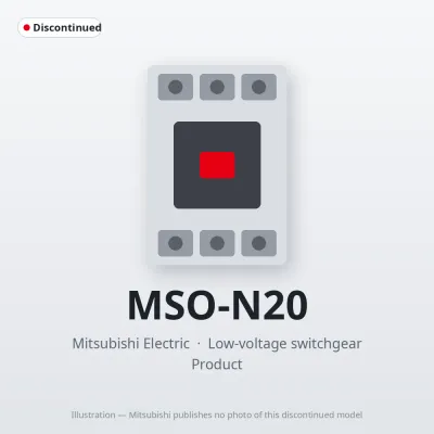 MSO-N20 Mitsubishi Low-voltage switchgear Magnetic Starter