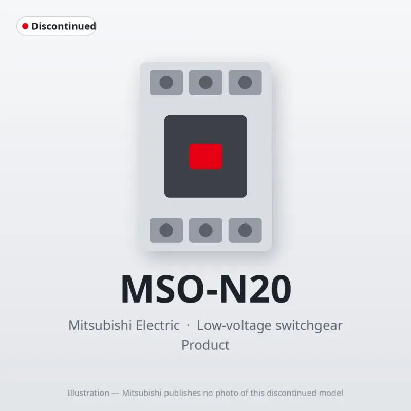 MSO-N20 Mitsubishi Low-voltage switchgear Magnetic Starter