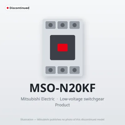 MSO-N20KF Mitsubishi Low-voltage switchgear Magnetic Starter
