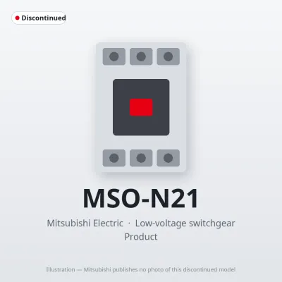 MSO-N21 Mitsubishi Low-voltage switchgear Magnetic Starter