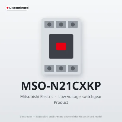 MSO-N21CXKP Mitsubishi Low-voltage switchgear Magnetic Starter