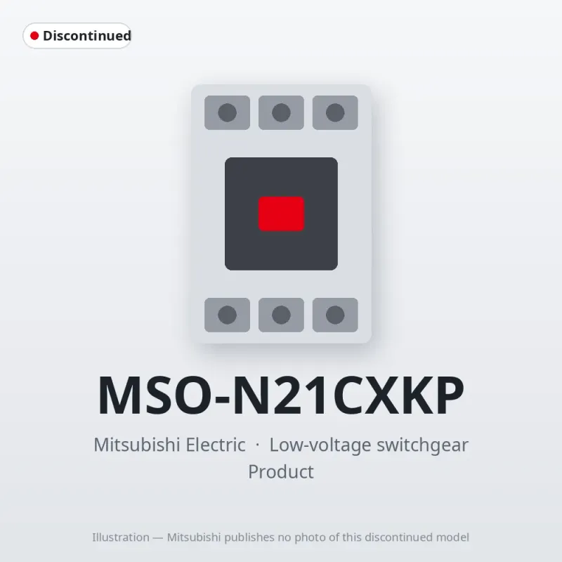 MSO-N21CXKP Mitsubishi Low-voltage switchgear Magnetic Starter