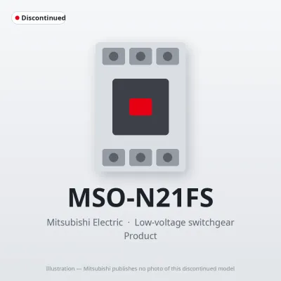 MSO-N21FS Mitsubishi Low-voltage switchgear Magnetic Starter