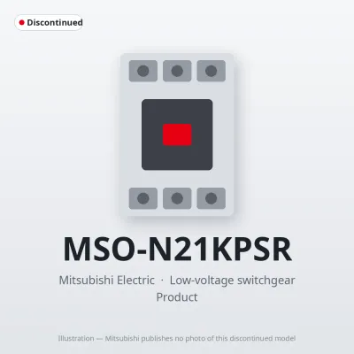 MSO-N21KPSR Mitsubishi Low-voltage switchgear Magnetic Starter