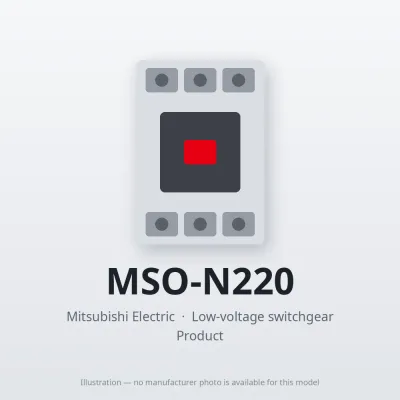 MSO-N220 Mitsubishi Low-voltage switchgear Magnetic Starter