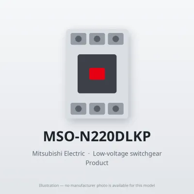 MSO-N220DLKP Mitsubishi Low-voltage switchgear Magnetic Starter